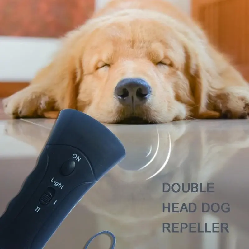 3 in 1 Ultrasonic Pet Dog Repeller Anti-Barking Training Device