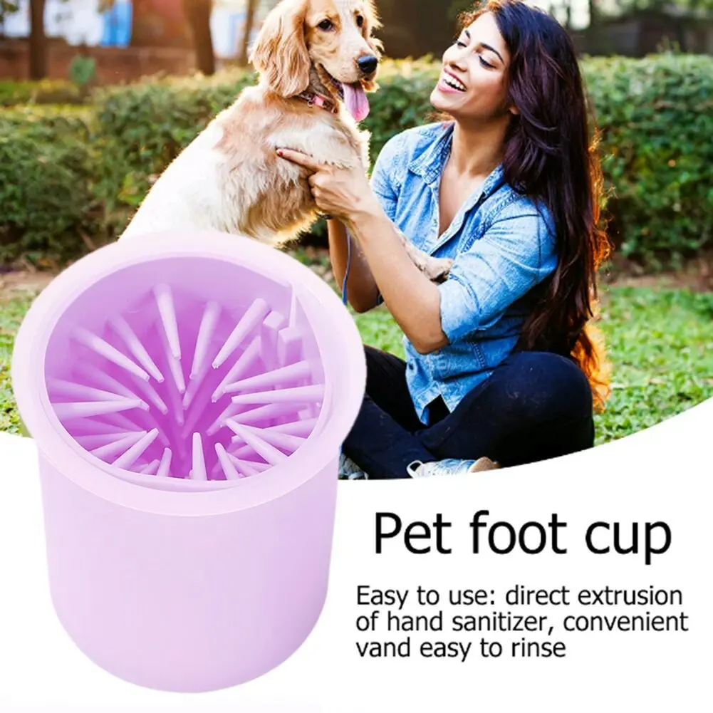 Portable Dog Dirty Paw Foot Cleaner Tool