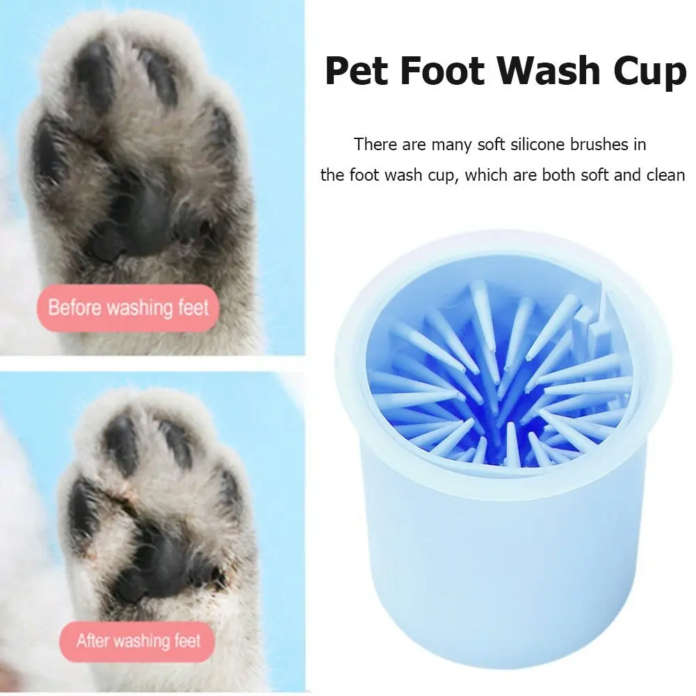 Portable Dog Dirty Paw Foot Cleaner Tool