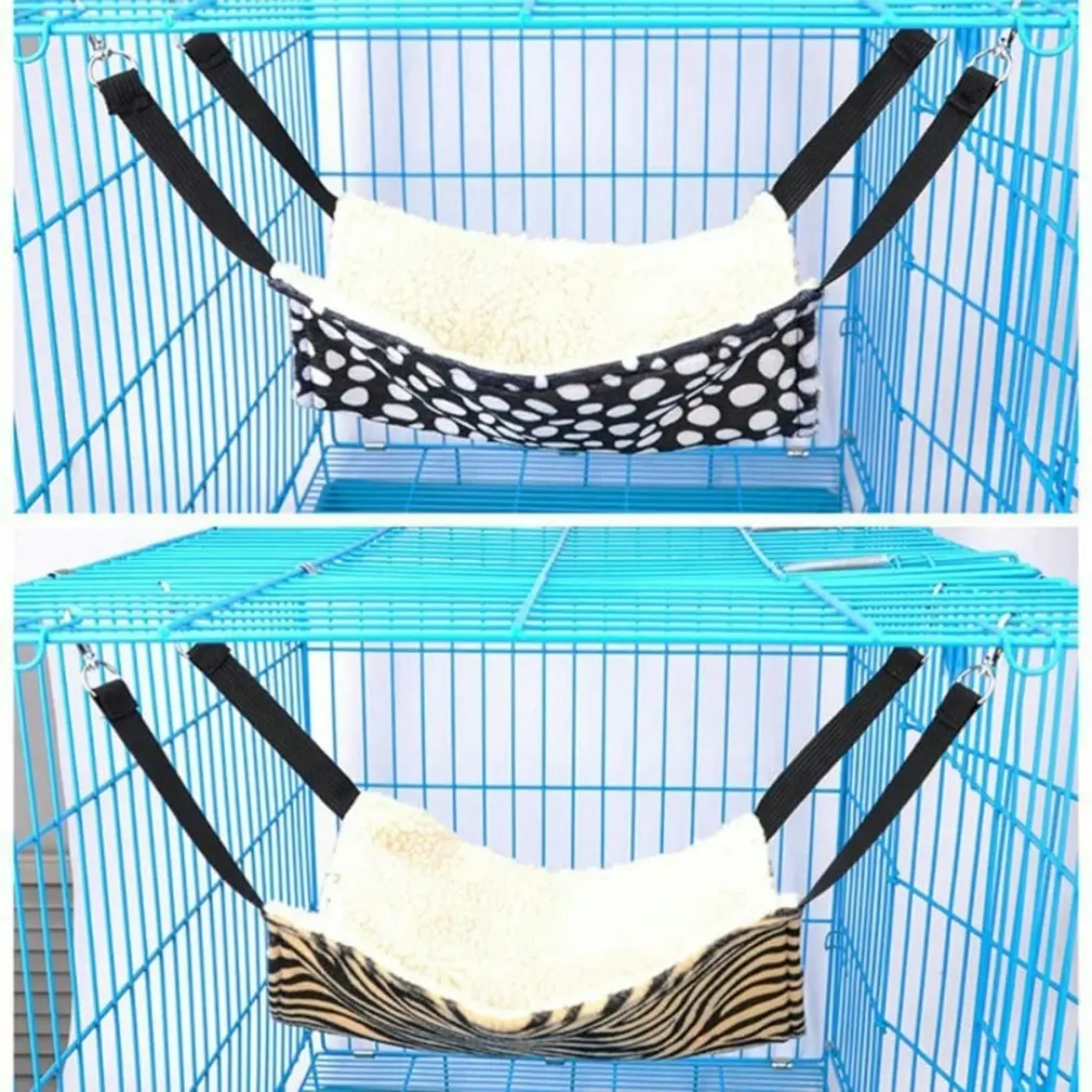 1 x Pcs Double-Sided Fleece Hanging Cat Hammock