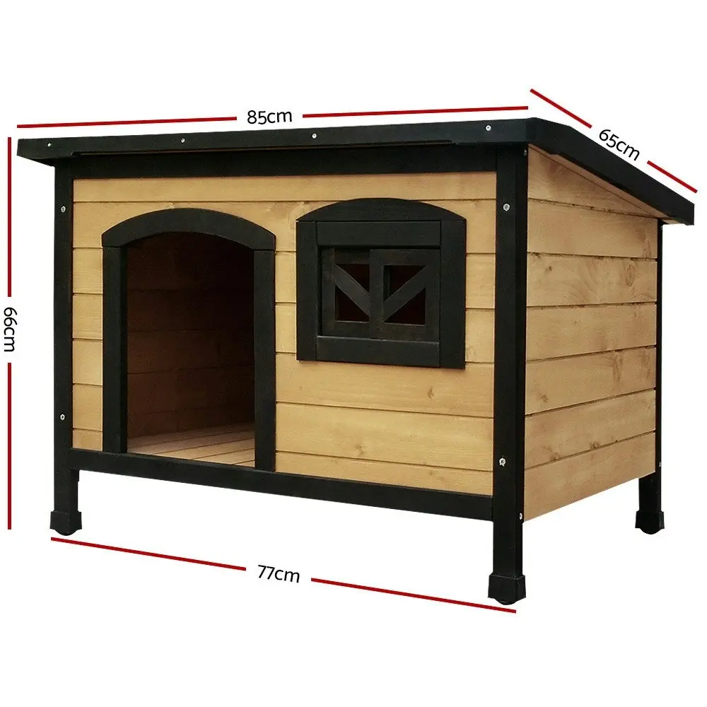 i.Pet M/L size Outdoor Weatherproof Wooden Dog Kennel