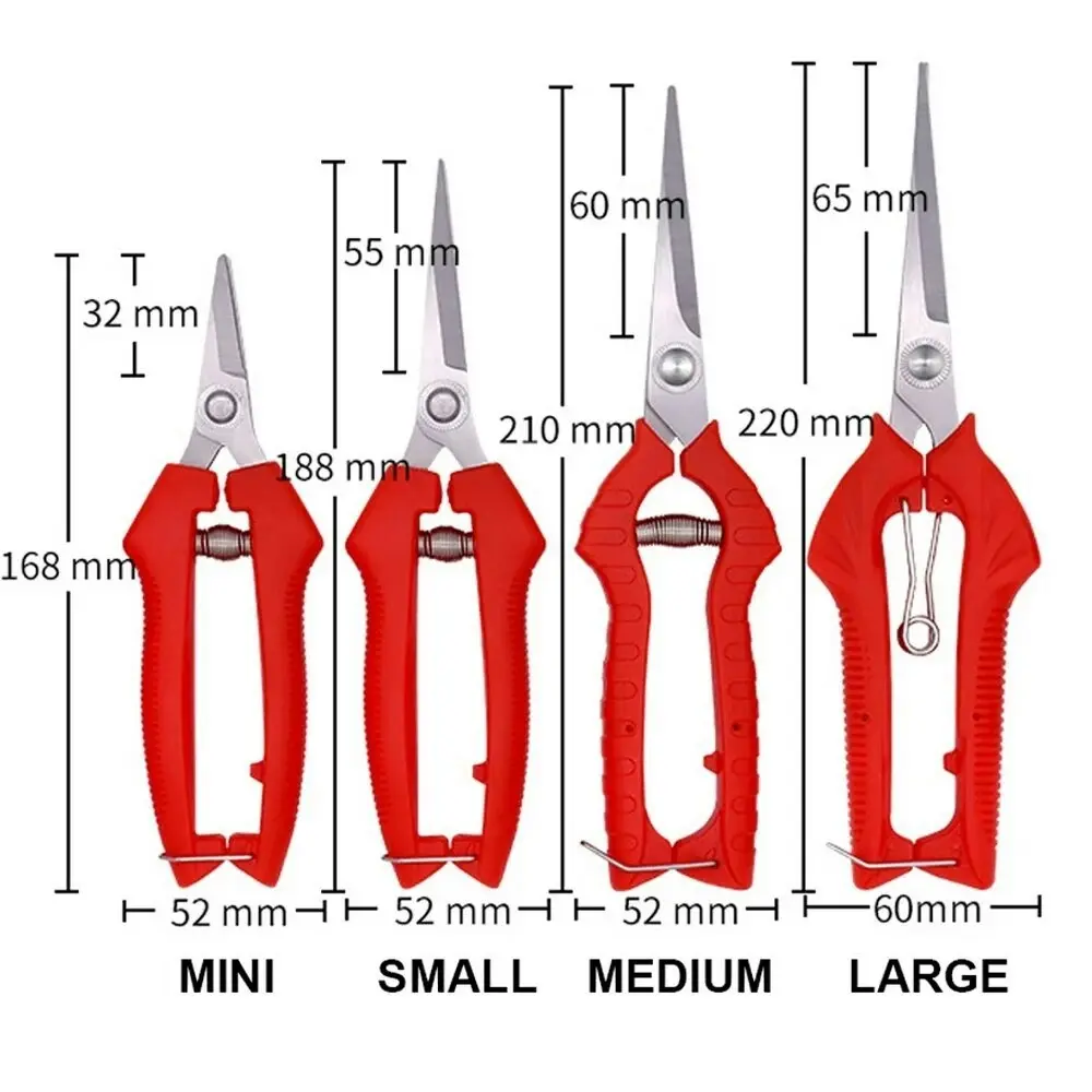 Fine shears for cuttings delicate plants and propagation