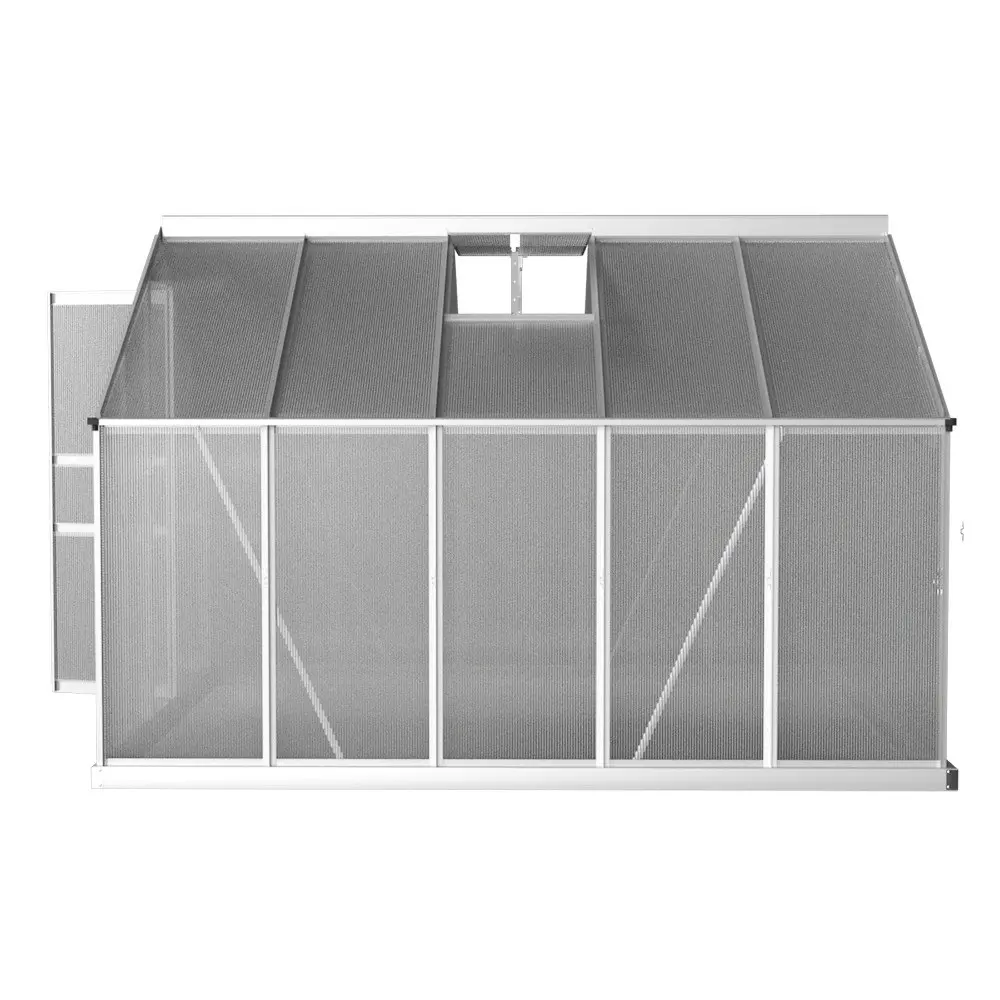 Greenfingers Aluminium Greenhouse 3m x 2.5m