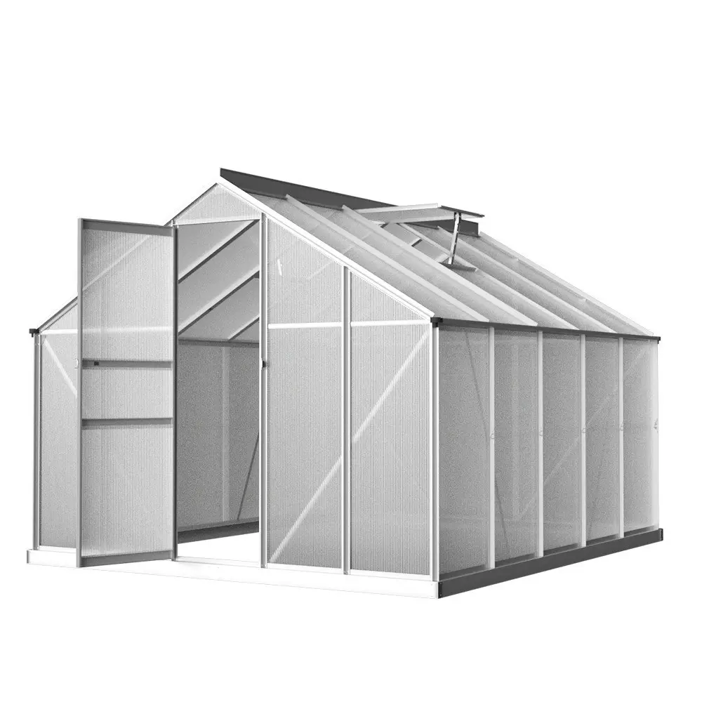 Greenfingers Aluminium Greenhouse 3m x 2.5m