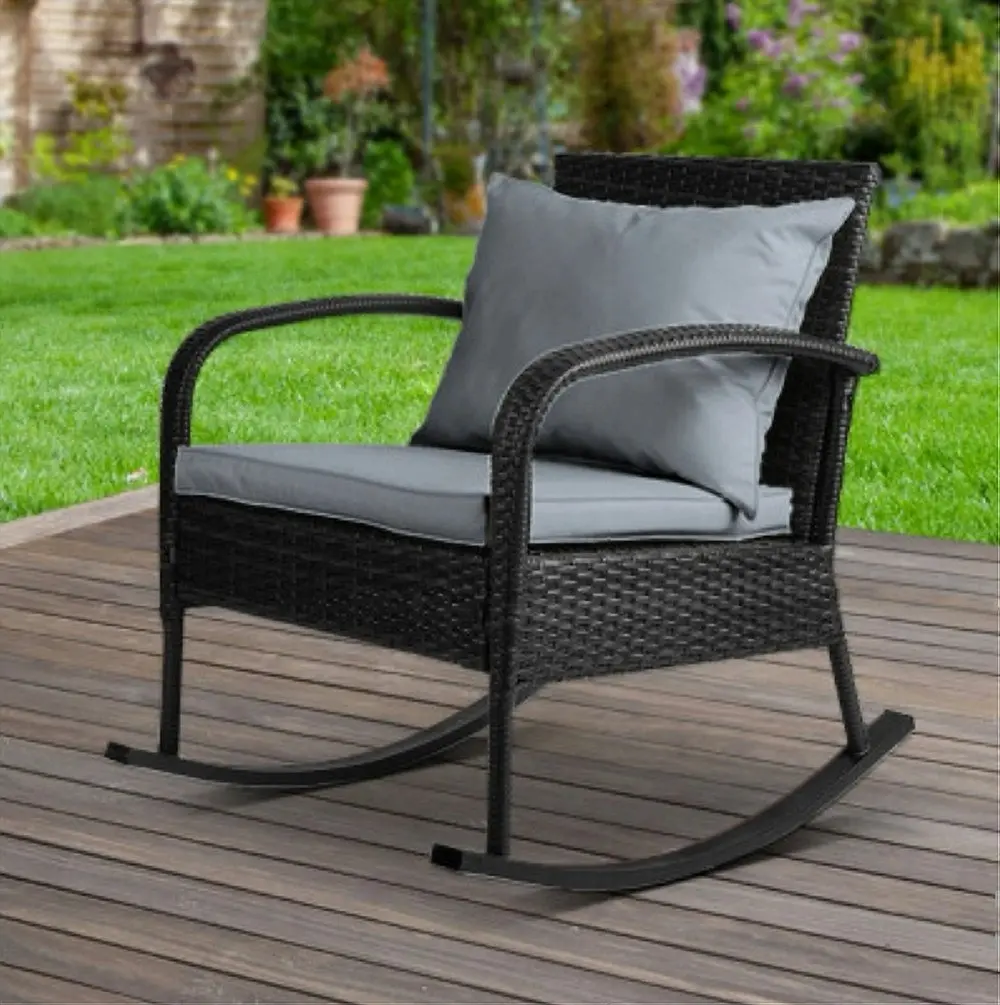 Gardeon Outdoor Wicker Rocking Chair Garden Patio Furniture