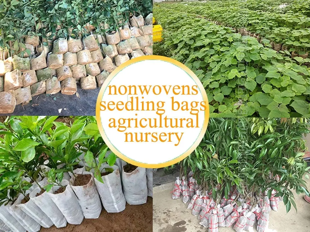 18 Sizes Biodegradable Non-woven Seedling Nursery Grow Bags