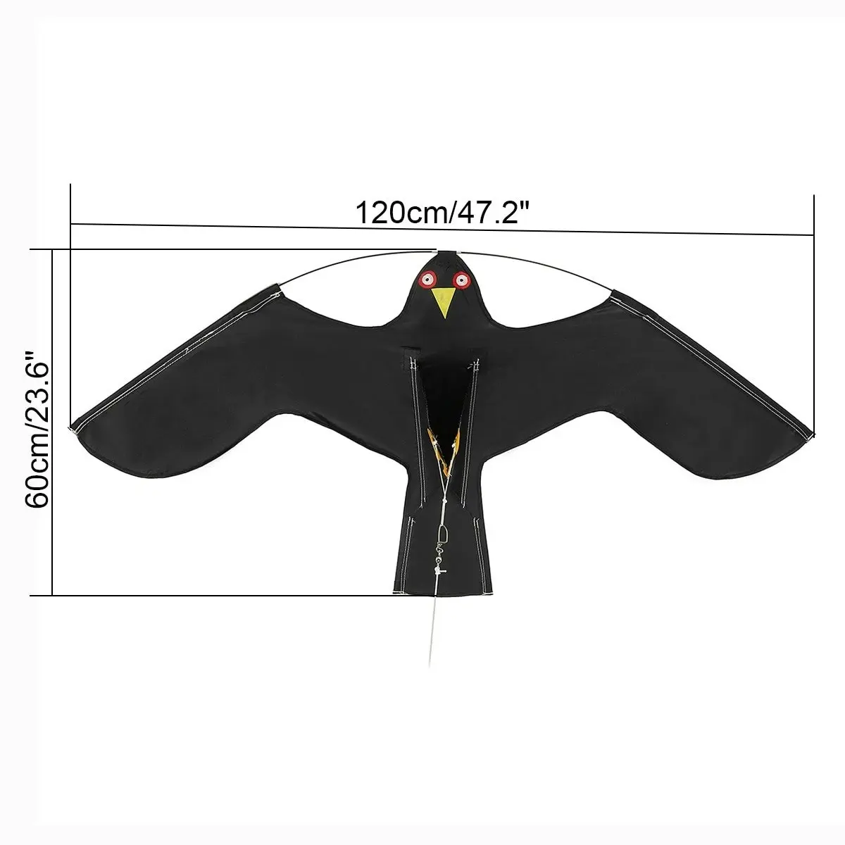 Simulation Flying Hawk Bird Scarer, bird repellent 2 Styles