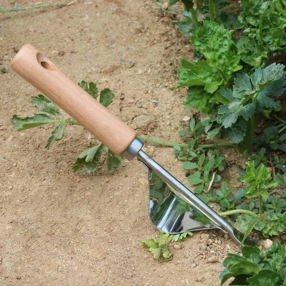 Stainless steel deep V design garden weeding fork tool 30cm