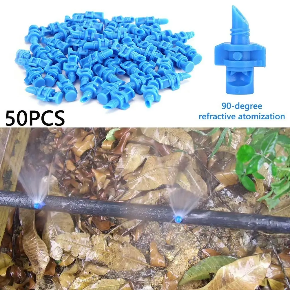 50PCS Garden water sprayer misting nozzles 90/180/360 degree