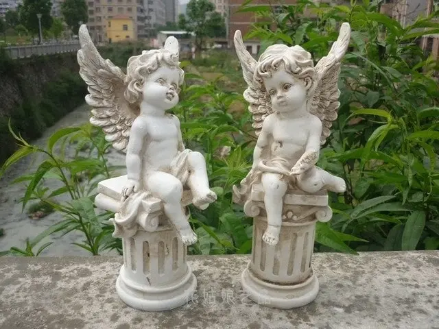 25-36cm Fairy, Cupid Garden Statue Sculpture Ornament