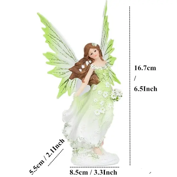 16-35cm Fairy, Unicorn Statue Ornament. 7 Styles.