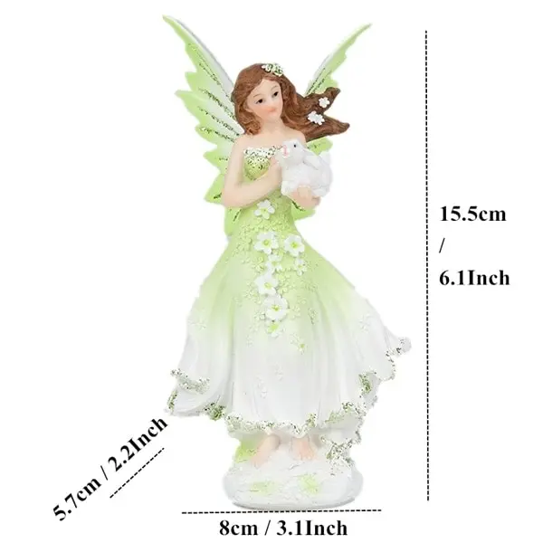 16-35cm Fairy, Unicorn Statue Ornament. 7 Styles.