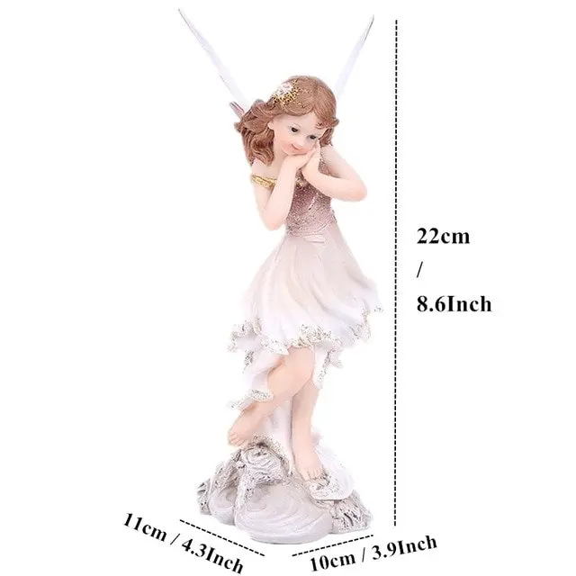 16-35cm Fairy, Unicorn Statue Ornament. 7 Styles.