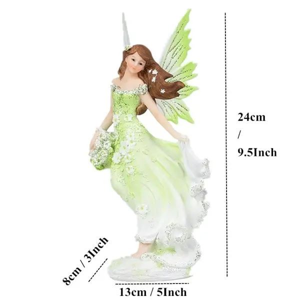 16-35cm Fairy, Unicorn Statue Ornament. 7 Styles.