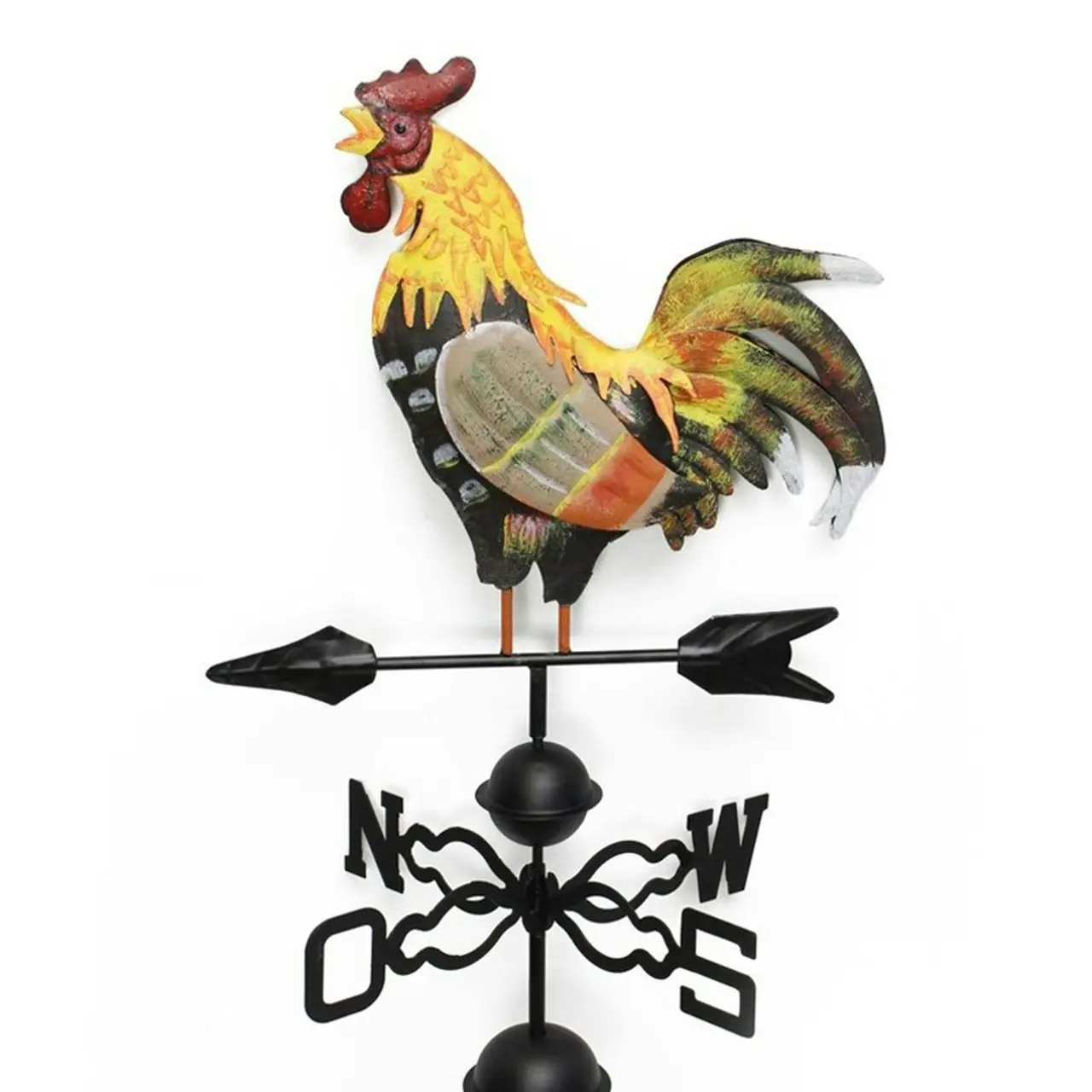 120cm Rooster Weathervane. Durable & weather treated. Anti-rust, Anti-UV