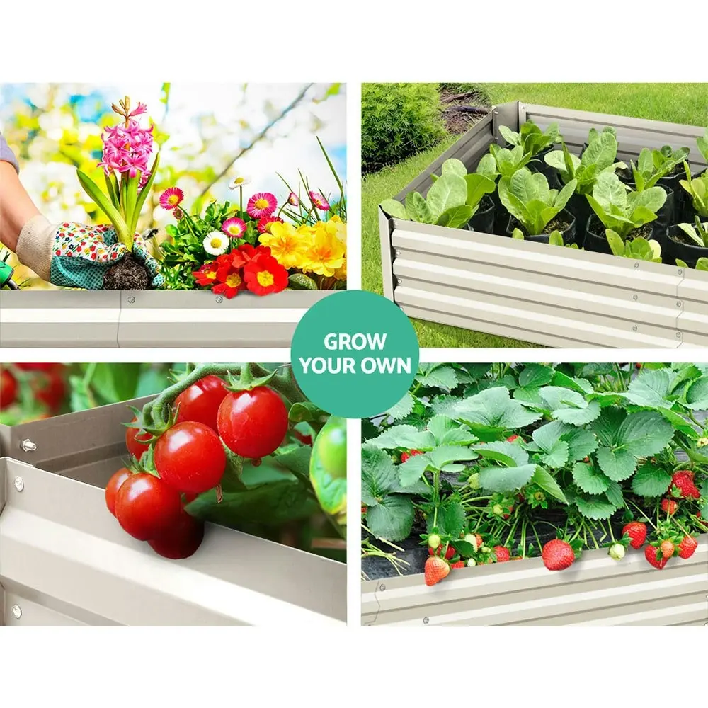 Green Fingers Raised Garden Bed, 3 colours, 4 sizes