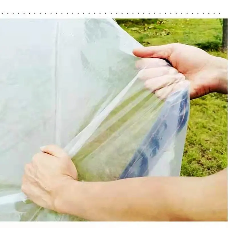 Custom Size Transparent Rainproof Greenhouse Tarp Awning