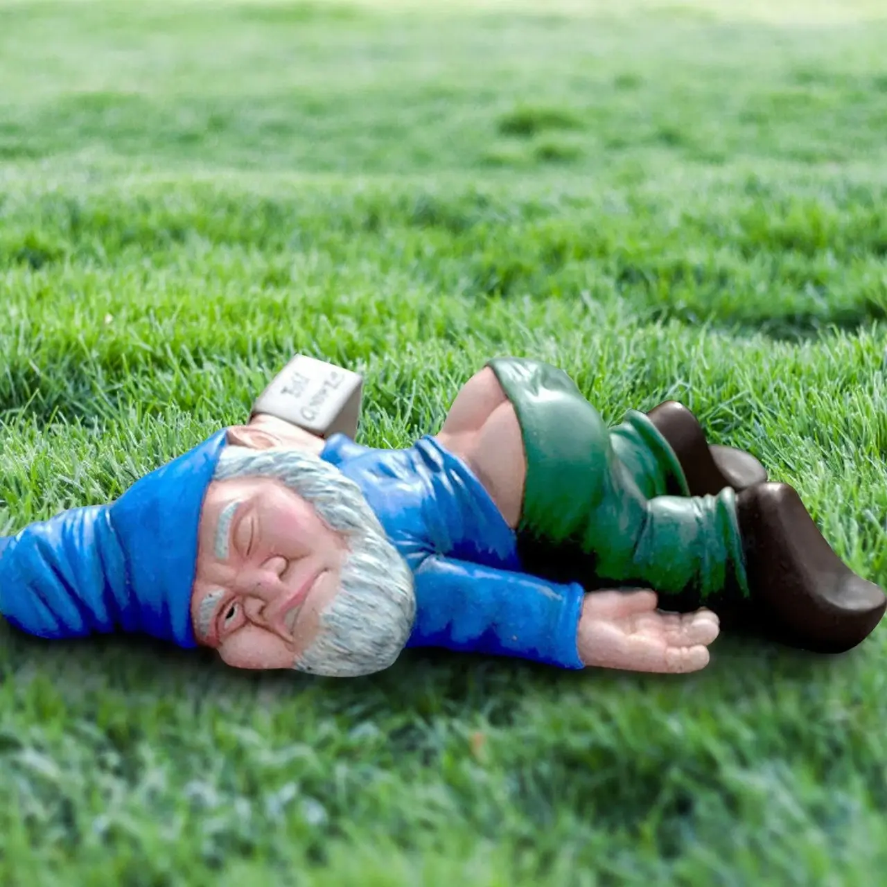 Funny Drunk Dwarf Garden Gnome Statue Garden Decor