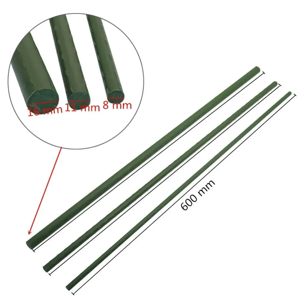 12pcs Garden Climbing Plant Support Stakes, 3 sizes