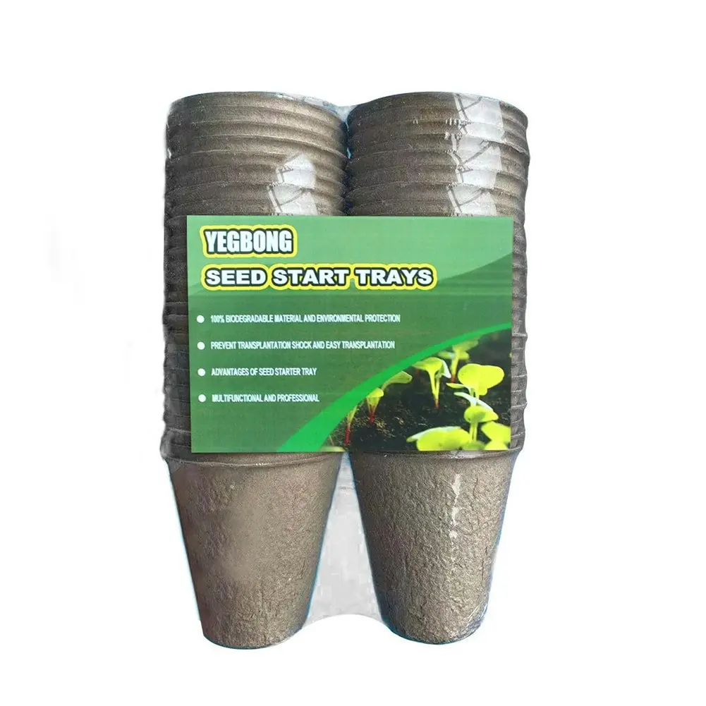 50/100pcs seedling pots with labels & seedling tool kit