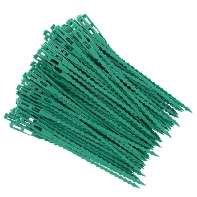 50/100pcs Adjustable Reusable Plastic Plant Support Ties