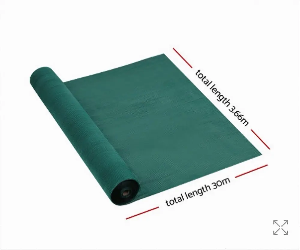 30% UV Green Shade Cloth Roll, 30-50m