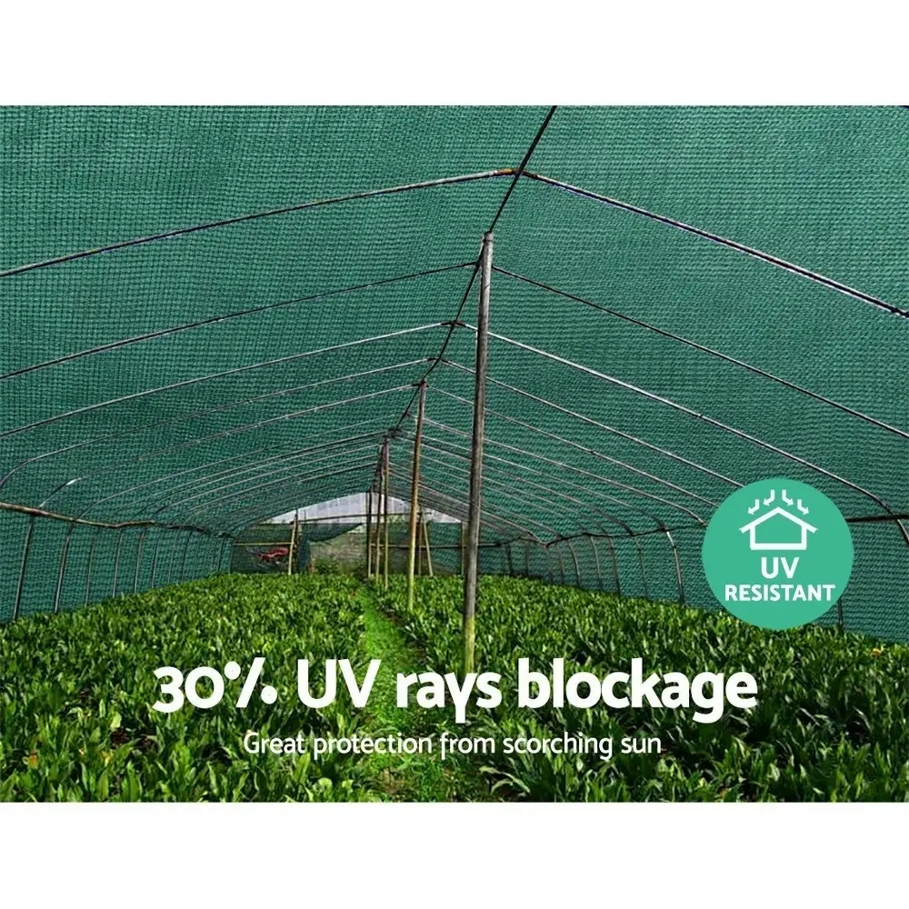 30% UV Green Shade Cloth Roll, 30-50m