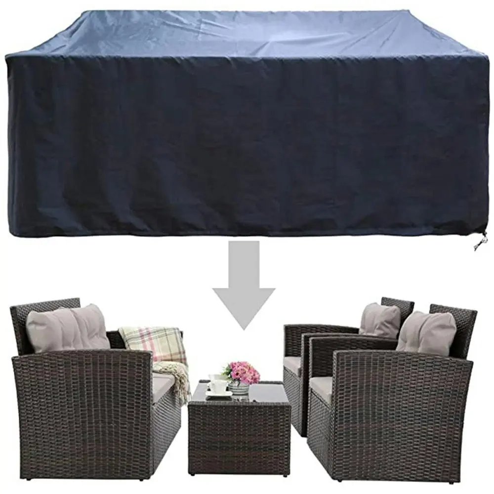 Custom Size UV & Waterproof Patio Garden Furniture Cover