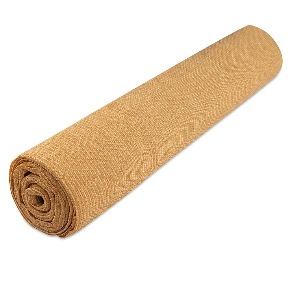 50% UV Beige Shade Cloth Roll, 3.66m x 10m. Heavy Duty HPDE