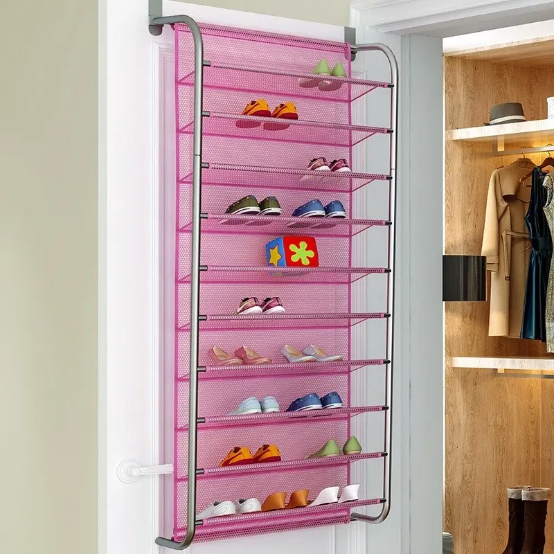 Space Saving Shoe Organizer Over the Door Shoe Hanger