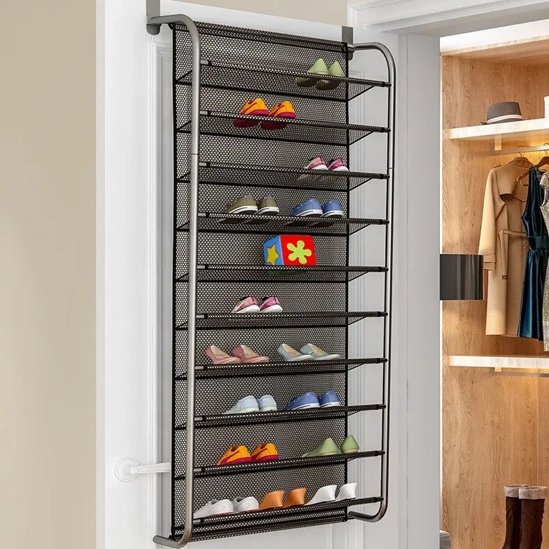 Space Saving Shoe Organizer Over the Door Shoe Hanger