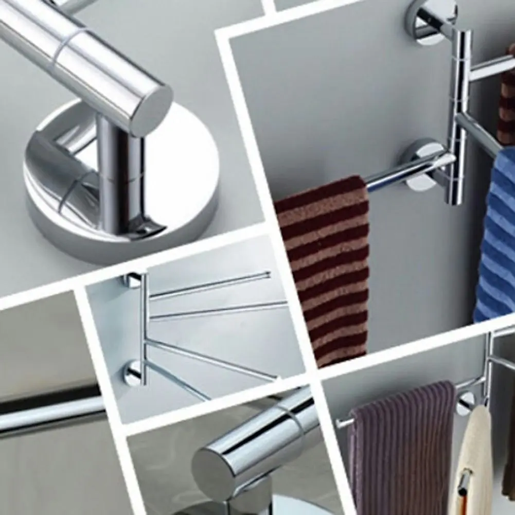 New 4 Bar Stainless Steel Bathroom Towel Rack Organizer