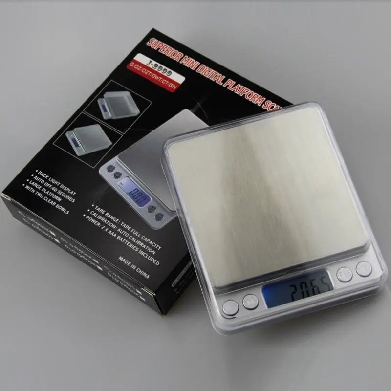 Stainless Steel Kitchen Digital Scales 0.1g/3kg