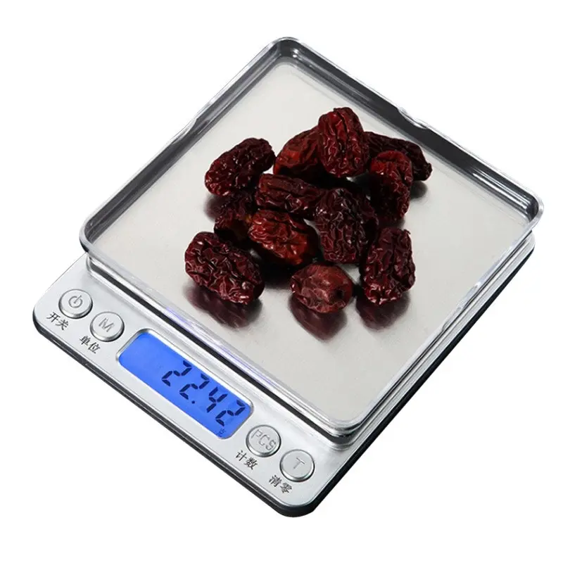 Stainless Steel Kitchen Digital Scales 0.1g/3kg