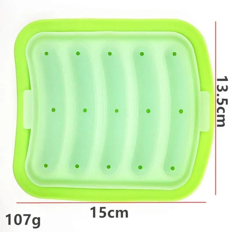 Silicone DIY Sausage, Ice, Hot Dog Mould Baking Kitchen Tool