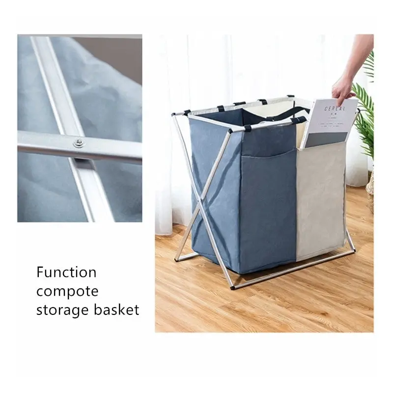 X-Shape Foldable Laundry Basket Organizer, 3 styles.