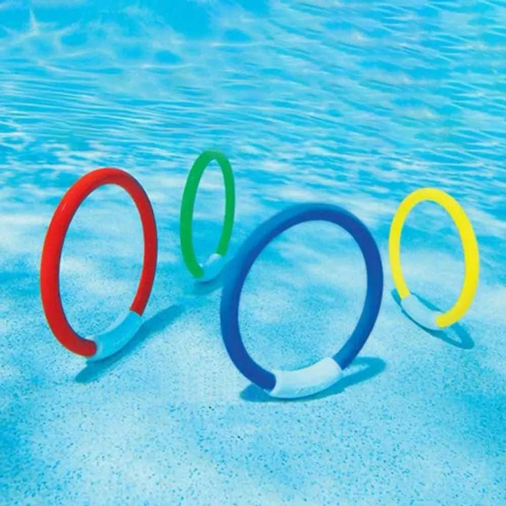 4 Piece Diving Pool Ring Toy