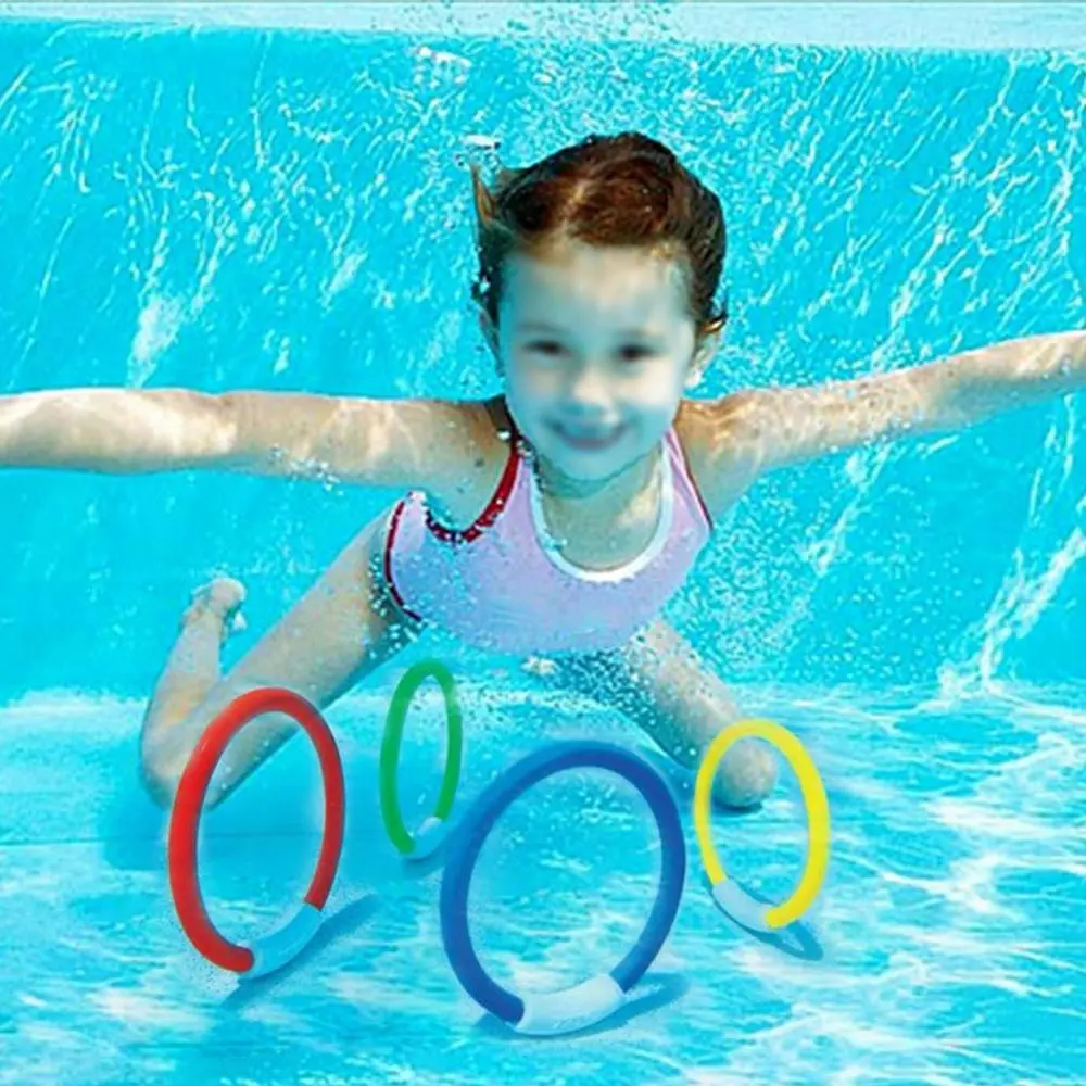 4 Piece Diving Pool Ring Toy