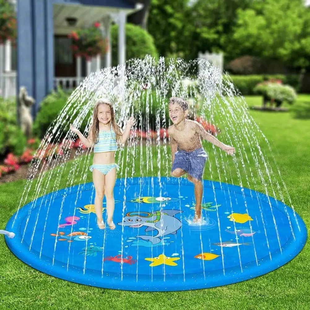 Outdoor Inflatable Water Spray Sprinkler Play Mat (2 sizes)