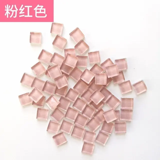 300pcs Mosaic Tiles for DIY Craft, 46 colors 1x1cm