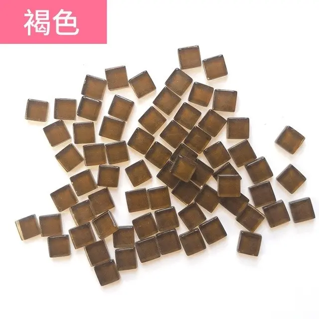 300pcs Mosaic Tiles for DIY Craft, 46 colors 1x1cm