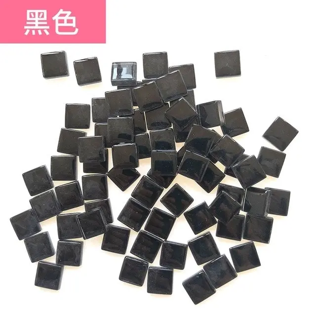 300pcs Mosaic Tiles for DIY Craft, 46 colors 1x1cm