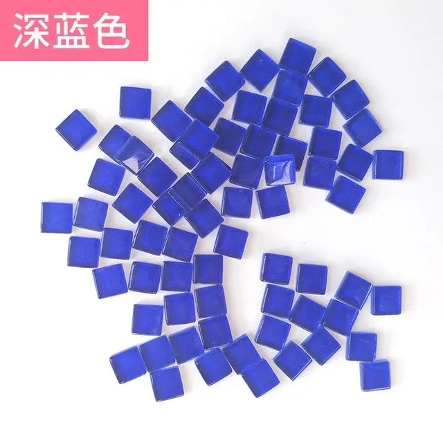 300pcs Mosaic Tiles for DIY Craft, 46 colors 1x1cm