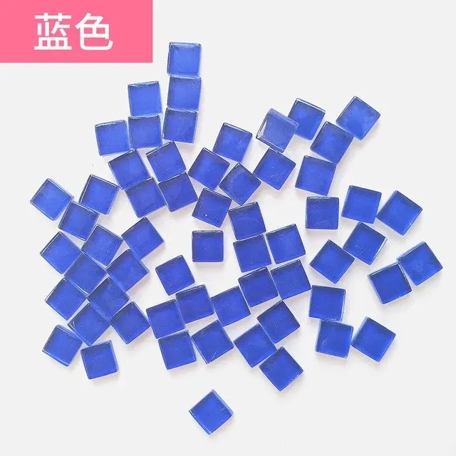 300pcs Mosaic Tiles for DIY Craft, 46 colors 1x1cm