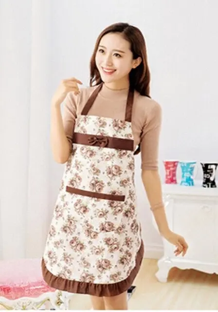 Retro Style Sleeveless Kitchen Apron with Pocket, 6 colors.