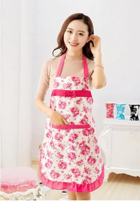 Retro Style Sleeveless Kitchen Apron with Pocket, 6 colors.