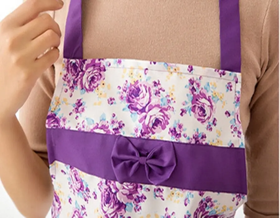 Retro Style Sleeveless Kitchen Apron with Pocket, 6 colors.