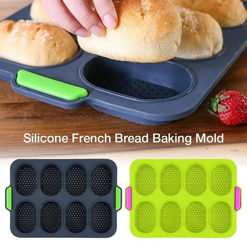 Non-Stick Silicone Bread, Muffin, Cake Mould Pan Tray