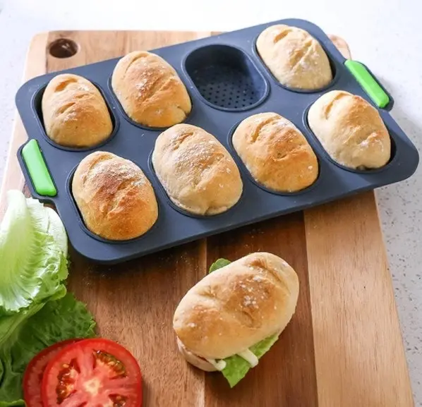 Non-Stick Silicone Bread, Muffin, Cake Mould Pan Tray