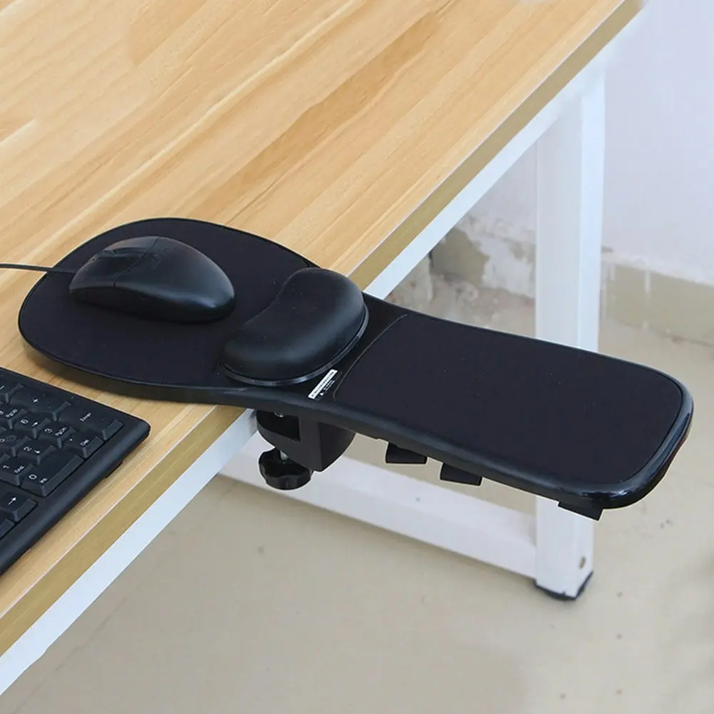 Full Support Computer Arm Rest & Mouse Pad for Desk/Chair